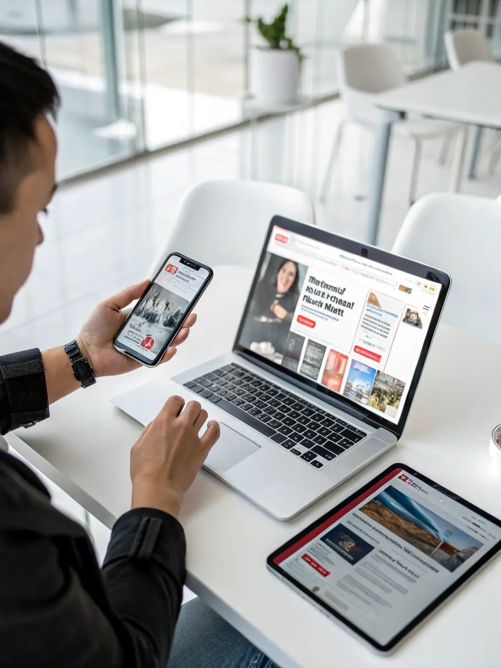 An image depicting targeted advertising campaigns on Meta platforms (Facebook and Instagram), showing ads being displayed to specific demographics and interests. The image should convey precision and reach.